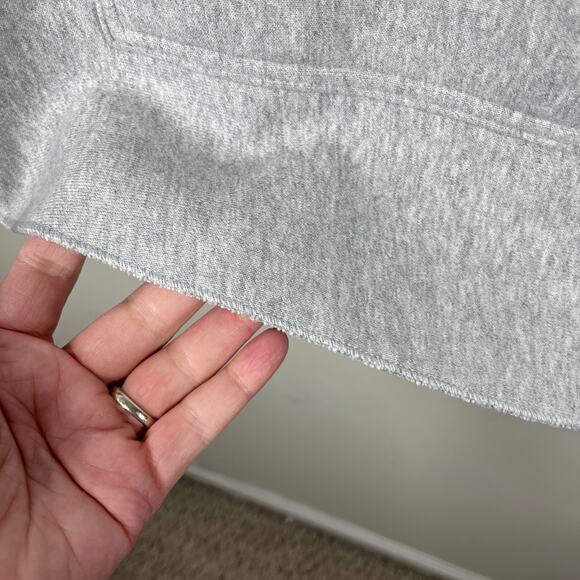 Champion Reverse Weave Boxy Anorak Hoodie Unisex 2XL Gray Oversized Quarter Zip - Picture 13 of 16